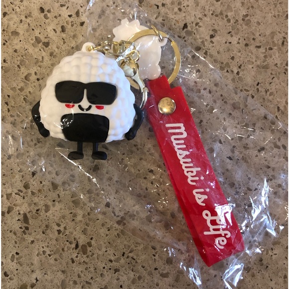 Capital Musubi Onigiri Rice Ball Keychain 8" - Picture 2 of 8